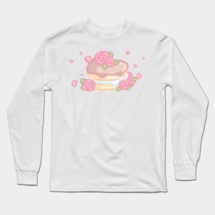 Sweet Heart Chocolate Layer Cake Long Sleeve T-Shirt